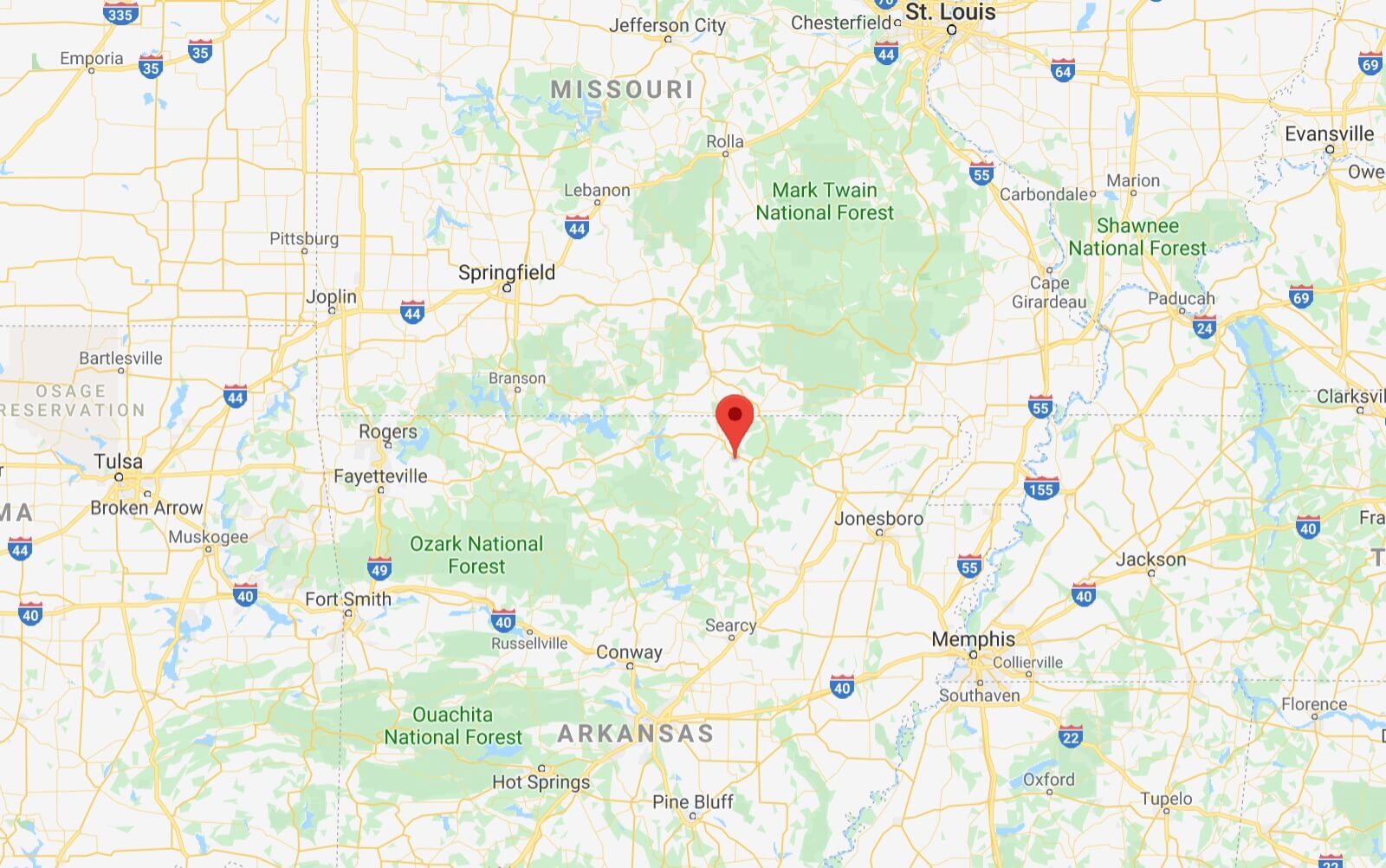 Arkansas Lake House Ready 0.78 acres near Crown Lake, AR Land Elevated