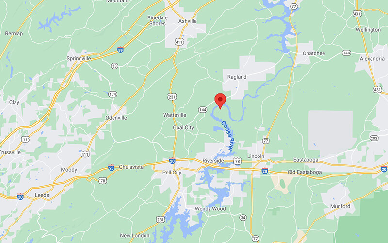 RV Living on the Coosa River 0.94 Acres with No Zoning and No